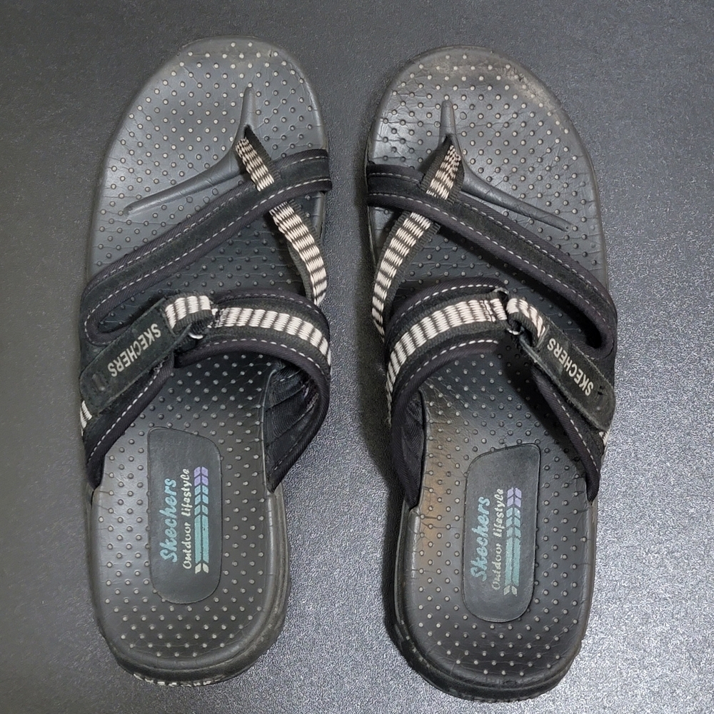 Skechers Outdoor Lifestyle Black Sandal Women’s Sz. 8‎